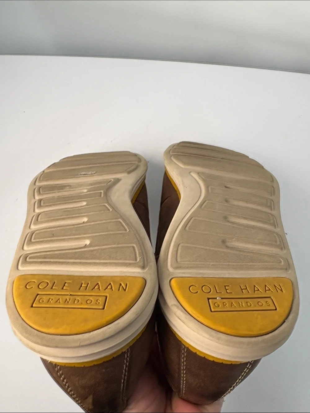 👻 Cole Haan Original Grand Brown Leather  lace up shoes